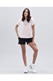 Skechers S221508-611 W Graphic Tee Big Logo Kadın T-Shirt