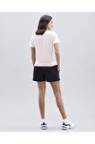 Skechers S221508-611 W Graphic Tee Big Logo Kadın T-Shirt