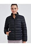 Skechers Kadın Mont W Outerwear Pop Up Detailed Padded Jacket Kadın Siyah Mont S231240-001