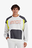 Skechers M LW Fleece Crew Neck Sweatshirt Erkek Gri Sweatshirt S232277-032
