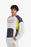 Skechers M LW Fleece Crew Neck Sweatshirt Erkek Gri Sweatshirt S232277-032
