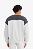 Skechers M LW Fleece Crew Neck Sweatshirt Erkek Gri Sweatshirt S232277-032