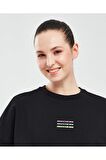 Skechers S232241-001 W Essential Crew Neck Kadın Sweatshirt