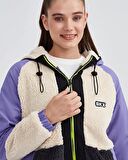 W Outdoor Fleece Full Zip Sherpa Kadın Sweatshirt