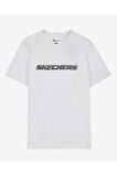Skechers S212960-102 M Graphic Tee Big Logo Erkek Spor Tişört