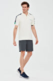 Skechers M Colorblock Polo T-Shirt Erkek Tişört S221047-102