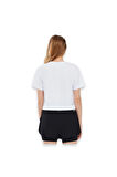 Skechers S241212 Graphic W Sleeve Beyaz Kadın T-Shirt