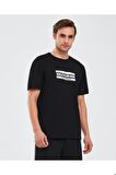 Skechers S241056-001 Graphic M Sleeve Erkek Spor Tişört
