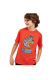 Skechers Sk241093 Graphic Tee Sleeve Turuncu Erkek Çocuk T-Shirt