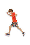 Skechers Sk241104 Swimwear B 5 Inch Swim Turuncu Erkek Çocuk Şort