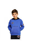 Skechers Sk242042 B Lw Fleece Hoodie Mavi Erkek Çocuk Sweatshirt