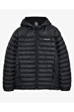 Skechers S242095-001 M Outerwear Polar Lining Padded Erkek Spor Mont