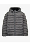 Skechers S242095-003 M Outerwear Polar Lining Padded Erkek Spor Mont