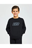 Skechers SK232065-001 B Essential Crew Neck Erkek Çocuk Sweatshirt