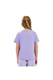 Skechers Sk232139 Essential G Sleeve Lila Kız Çocuk T-Shirt