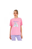 Skechers Sk2510019 G Graphic Tee Pembe Kız Çocuk T-Shirt