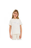 Skechers Sk2510122 G Graphıc Tee Beyaz Kız Çocuk T-Shirt