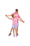 Skechers Sk232139 Essential G Sleeve Pembe Kız Çocuk T-Shirt