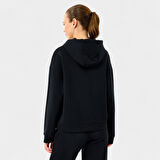Skechers W Essential Hoodie Kadın Siyah Sweatshirt