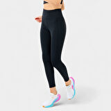 Skechers W Bartack Stitch Detail Legging Kadın Siyah Tayt