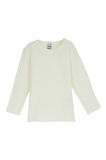 Ekru Basic Çıtçıtlı Uzun Kollu Bebek Tişört