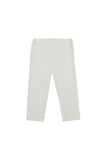 Ekru Basic Kız Çocuk Diz Altı Tayt Kapri