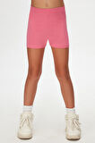 Şeker pembe Basic Kız Çocuk Dans Şort