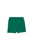Yeşil Basic Kız Çocuk Dans Şort