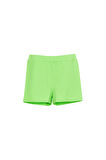 Fıstık Yeşil Basic Kız Çocuk Dans Şort