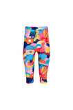 Sunny Garden Kız Çocuk Desenli Diz Altı Tayt Kapri