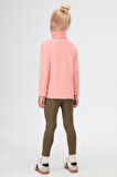 Somon Basic Kışlık Tam Balıkçı Yaka Uzun Kollu Kız Çocuk Tişört