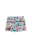 Cartoon Network Kız Çocuk Cepli Desenli Şort