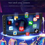10inç Oto Araba HD Ekran Dokunmatik Radyo Teyp Carplay multimedya Ekran Apple veya Android Navigasyo