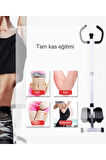 PB-35 Dikey Model Stepper Fitness Stepper Egzersiz Aleti Total Body Twister Crosstep Step Siyah