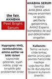 the fair. Ahabha Leke Serumu Ve Bariyer Güçlendirici Bakım Kremi Seti