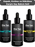 the fair. Dökülme, Kırılma ve Kepek Önleyici Vegan Saç Serumu Seti 150 ML