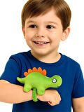 Erkek Çocuk Peluş Yeşil Dinozor Bileklik