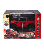 1:8 Ölçek Işıklı Sesli Şarjlı 4x4 Oyuncak Canavar Off-Road Aracı 