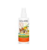 Solaris Tüm Ciltler İçin Yaşlanma Karşıtı Güneş Kremi SPF 50+ (50 ml) Ve Çocuk Güneş Kremi Sprey SPF 50+ 150 ml