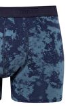 Mavi Batik Desenli Lacivert Boxer 092664-34340