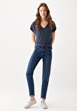 Cindy Mavi Gold Shape Jean Pantolon 100277-33687