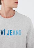 Mavi Logo Baskılı Gri Sweatshirt 067146-35010