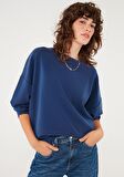 Mavi Lux Touch Lacivert Modal Sweatshirt 168837-70491