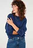 Mavi Lux Touch Lacivert Modal Sweatshirt 168837-70491