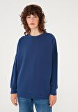 Mavi Lux Touch Lacivert Modal Sweatshirt 168837-70491