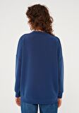 Mavi Lux Touch Lacivert Modal Sweatshirt 168837-70491