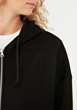 Mavi Fermuarlı Siyah Sweatshirt 1610221-900