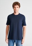 Mavi Lacivert Basic Tişört 066248-70490