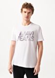 Mavi Logo Baskılı Beyaz Tişört 0610260-620