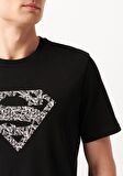 Mavi Superman Baskılı Siyah Tişört 0610494-900